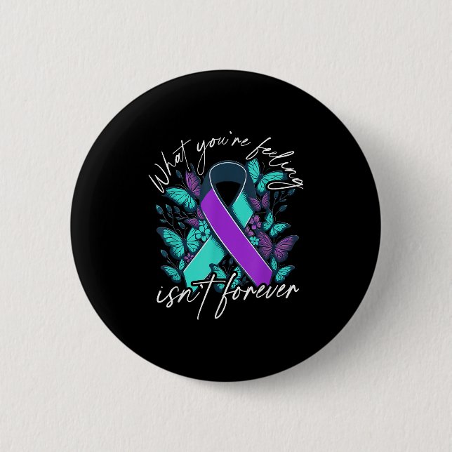 Suicide Awareness Suicide Prevention Suprt Survivo 6 Cm Round Badge (Front)