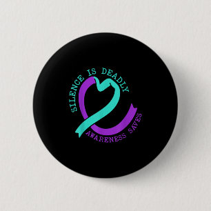 Suicide Awareness Suicide Prevention Suprt Survivo 6 Cm Round Badge