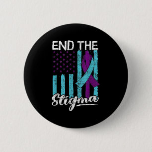 Suicide Awareness Suicide Prevention Suprt Survivo 6 Cm Round Badge