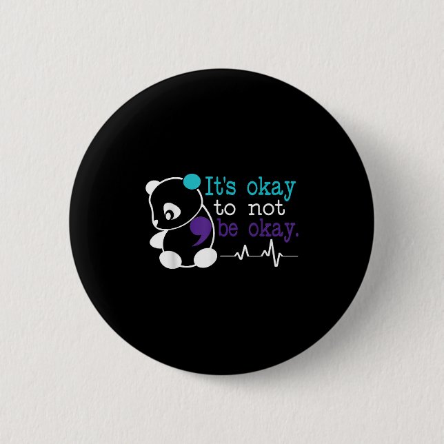 Suicide Awareness Suicide Prevention Suprt Survivo 6 Cm Round Badge (Front)