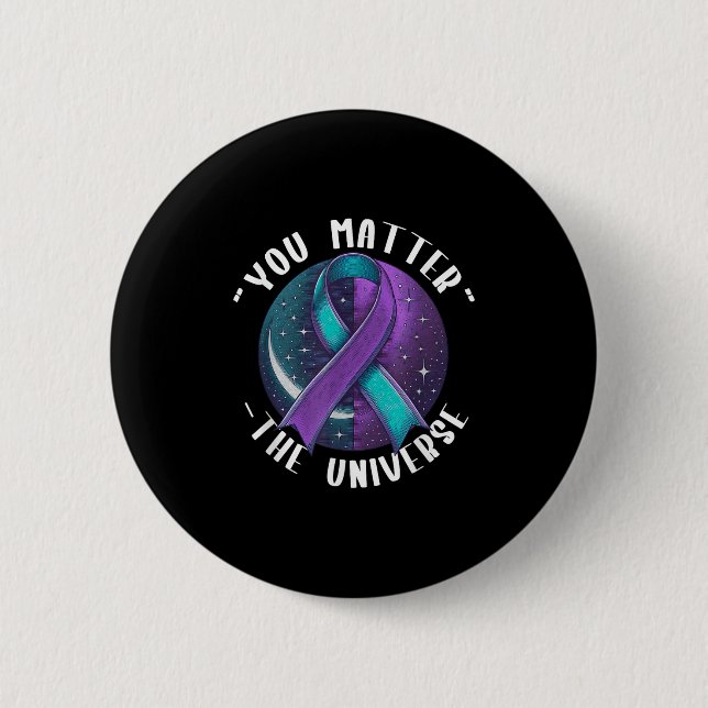 Suicide Awareness Suicide Prevention Suprt Survivo 6 Cm Round Badge (Front)