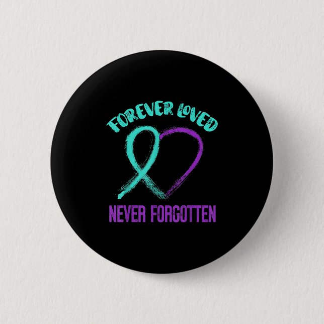 Suicide Awareness Suicide Prevention Suprt Survivo 6 Cm Round Badge (Front)