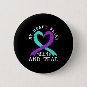 Suicide Awareness Suicide Prevention Suprt Survivo 6 Cm Round Badge