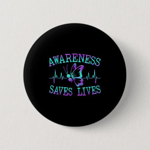 Suicide Awareness Suicide Prevention Suprt Survivo 6 Cm Round Badge