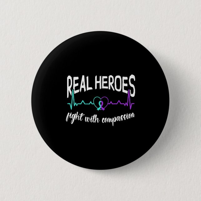 Suicide Awareness Suicide Prevention Suprt Survivo 6 Cm Round Badge (Front)