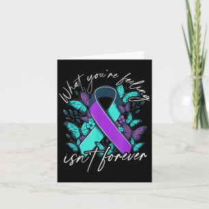 Suicide Awareness Suicide Prevention Suprt Survivo Card