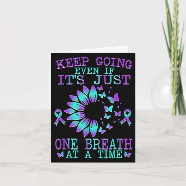 Suicide Awareness Suicide Prevention Suprt Survivo Card (Front)