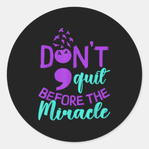 Suicide Awareness Suicide Prevention Suprt Survivo Classic Round Sticker