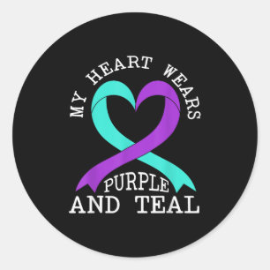 Suicide Awareness Suicide Prevention Suprt Survivo Classic Round Sticker