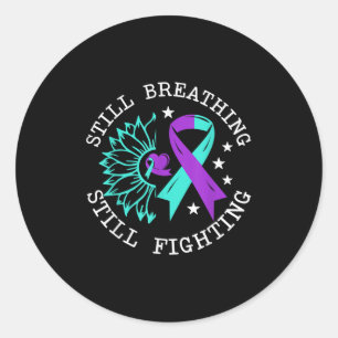Suicide Awareness Suicide Prevention Suprt Survivo Classic Round Sticker