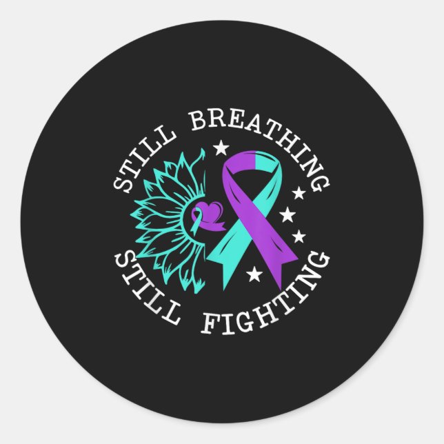 Suicide Awareness Suicide Prevention Suprt Survivo Classic Round Sticker (Front)