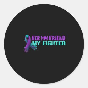 Suicide Awareness Suicide Prevention Suprt Survivo Classic Round Sticker