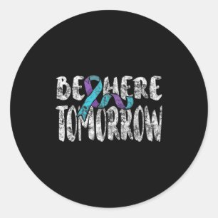 Suicide Awareness Suicide Prevention Suprt Survivo Classic Round Sticker