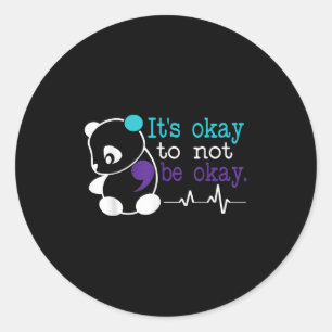 Suicide Awareness Suicide Prevention Suprt Survivo Classic Round Sticker