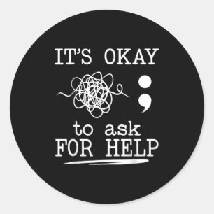 Suicide Awareness Suicide Prevention Suprt Survivo Classic Round Sticker