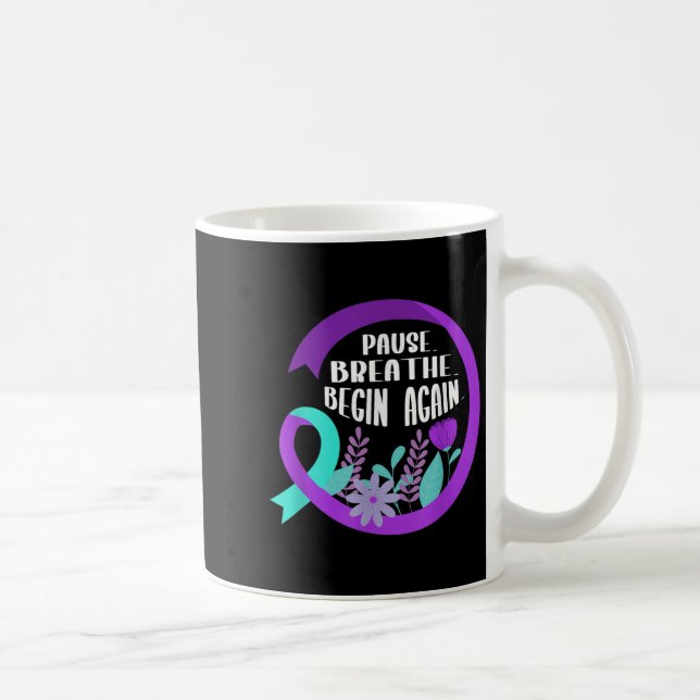 Suicide Awareness Suicide Prevention Suprt Survivo Coffee Mug (Right)