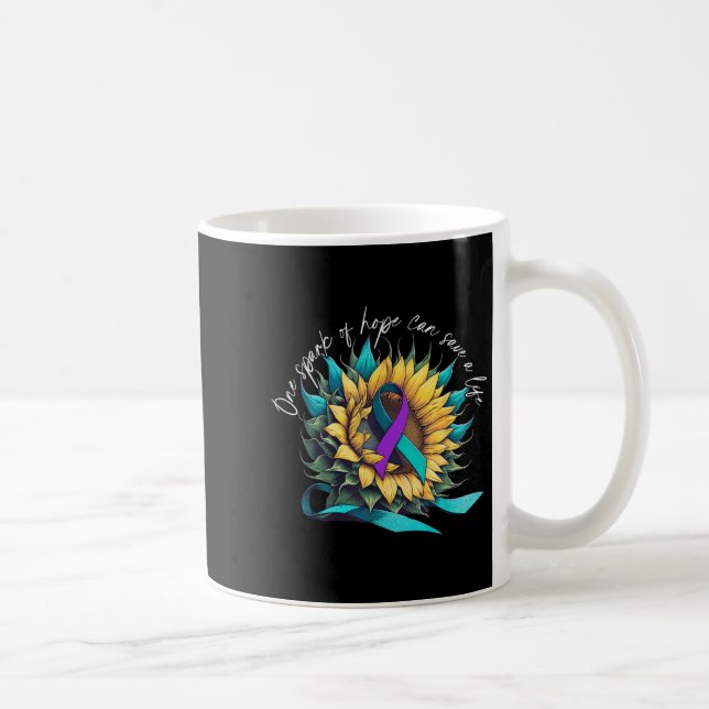 Suicide Awareness Suicide Prevention Suprt Survivo Coffee Mug (Right)