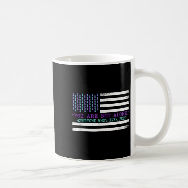 Suicide Awareness Suicide Prevention Suprt Survivo Coffee Mug (Right)