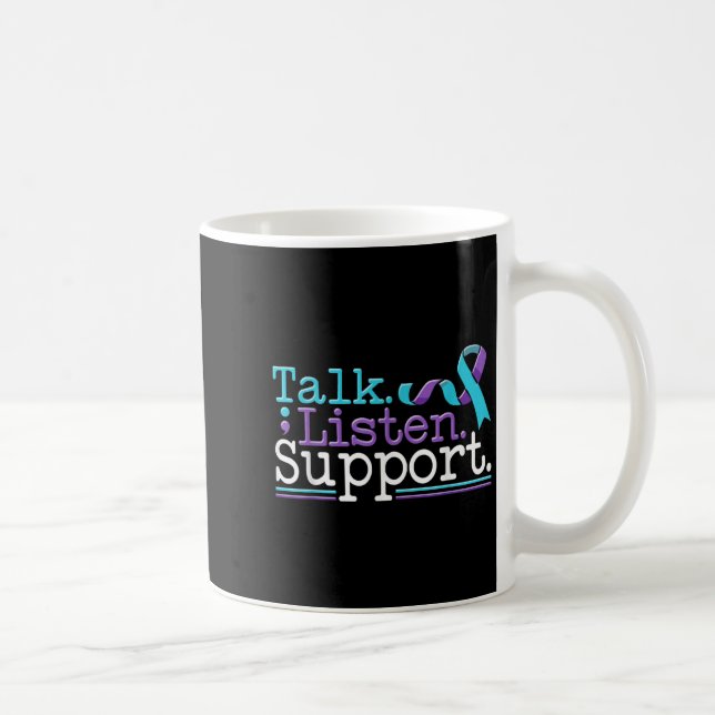 Suicide Awareness Suicide Prevention Suprt Survivo Coffee Mug (Right)