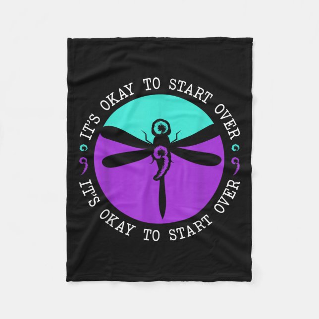 Suicide Awareness Suicide Prevention Suprt Survivo Fleece Blanket (Front)