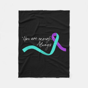 Suicide Awareness Suicide Prevention Suprt Survivo Fleece Blanket