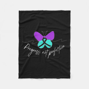 Suicide Awareness Suicide Prevention Suprt Survivo Fleece Blanket