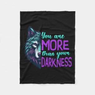 Suicide Awareness Suicide Prevention Suprt Survivo Fleece Blanket