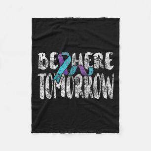 Suicide Awareness Suicide Prevention Suprt Survivo Fleece Blanket