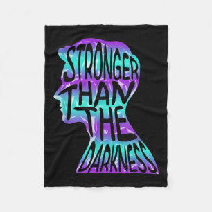 Suicide Awareness Suicide Prevention Suprt Survivo Fleece Blanket