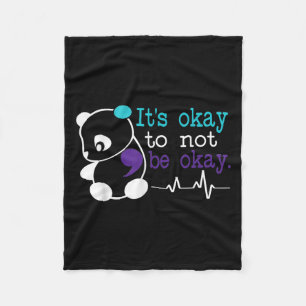 Suicide Awareness Suicide Prevention Suprt Survivo Fleece Blanket