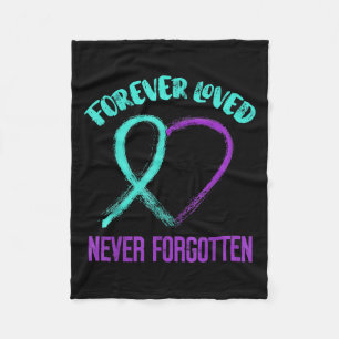 Suicide Awareness Suicide Prevention Suprt Survivo Fleece Blanket