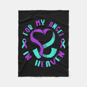 Suicide Awareness Suicide Prevention Suprt Survivo Fleece Blanket