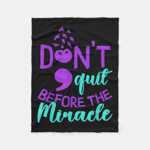 Suicide Awareness Suicide Prevention Suprt Survivo Fleece Blanket