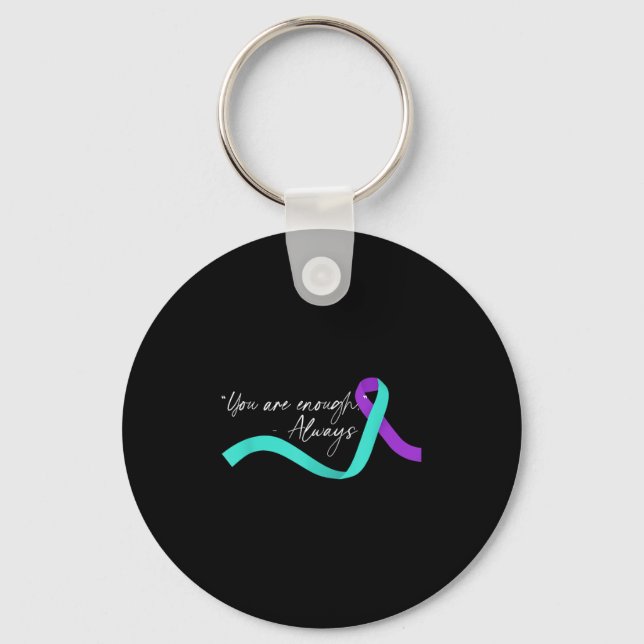 Suicide Awareness Suicide Prevention Suprt Survivo Key Ring (Front)