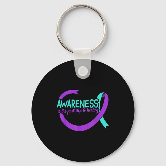 Suicide Awareness Suicide Prevention Suprt Survivo Key Ring (Front)