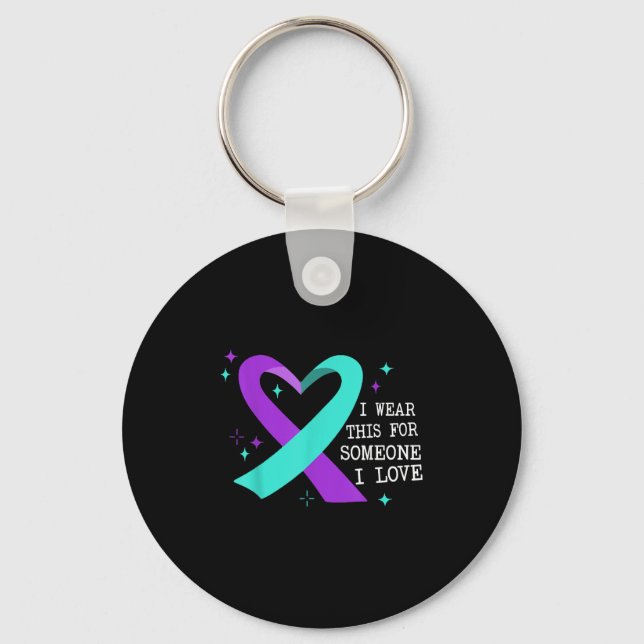 Suicide Awareness Suicide Prevention Suprt Survivo Key Ring (Front)