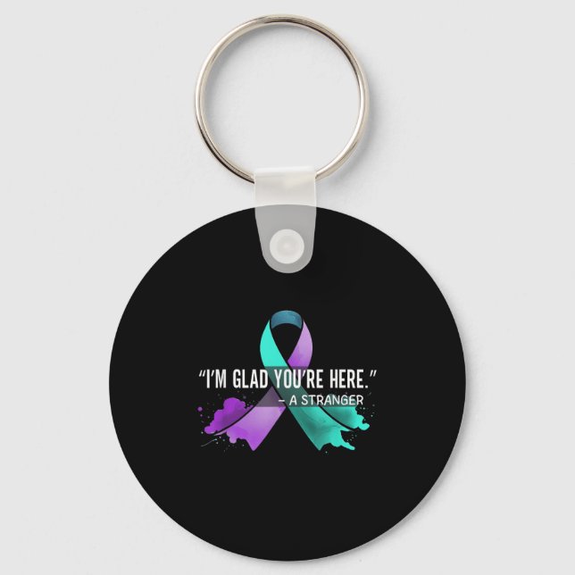 Suicide Awareness Suicide Prevention Suprt Survivo Key Ring (Front)