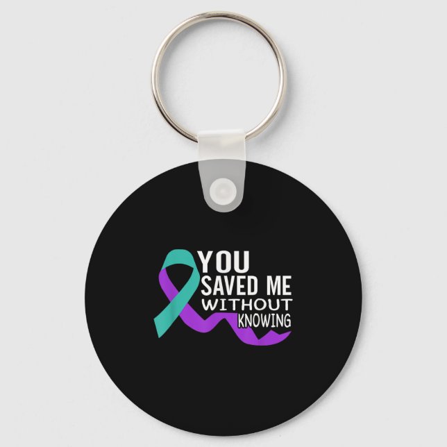 Suicide Awareness Suicide Prevention Suprt Survivo Key Ring (Front)