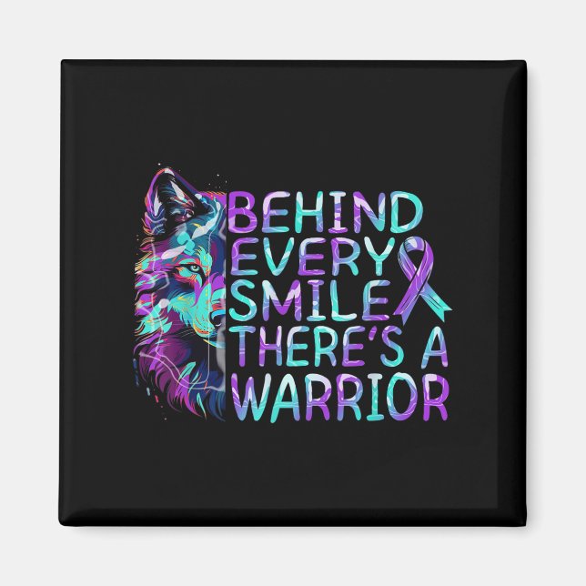 Suicide Awareness Suicide Prevention Suprt Survivo Magnet (Front)