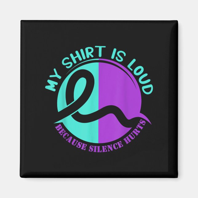 Suicide Awareness Suicide Prevention Suprt Survivo Magnet (Front)