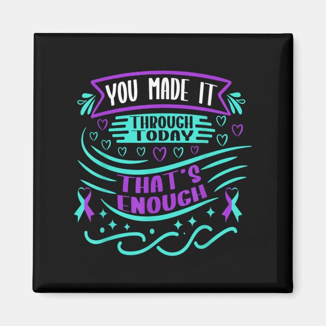 Suicide Awareness Suicide Prevention Suprt Survivo Magnet (Front)