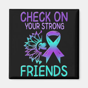 Suicide Awareness Suicide Prevention Suprt Survivo Magnet