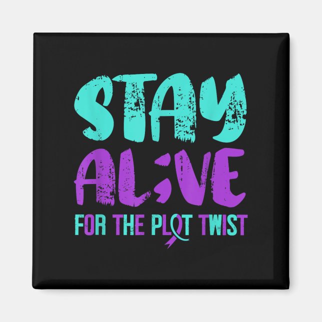 Suicide Awareness Suicide Prevention Suprt Survivo Magnet (Front)