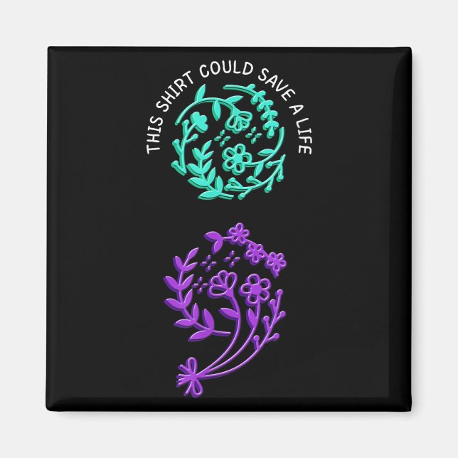 Suicide Awareness Suicide Prevention Suprt Survivo Magnet (Front)