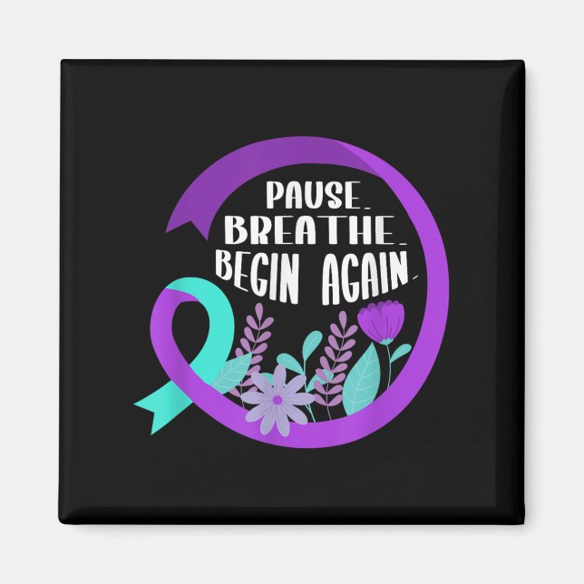 Suicide Awareness Suicide Prevention Suprt Survivo Magnet (Front)