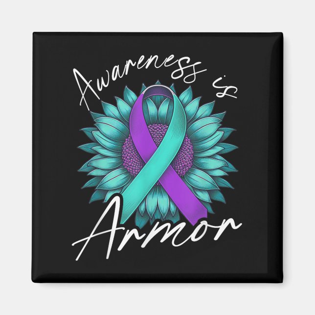 Suicide Awareness Suicide Prevention Suprt Survivo Magnet (Front)