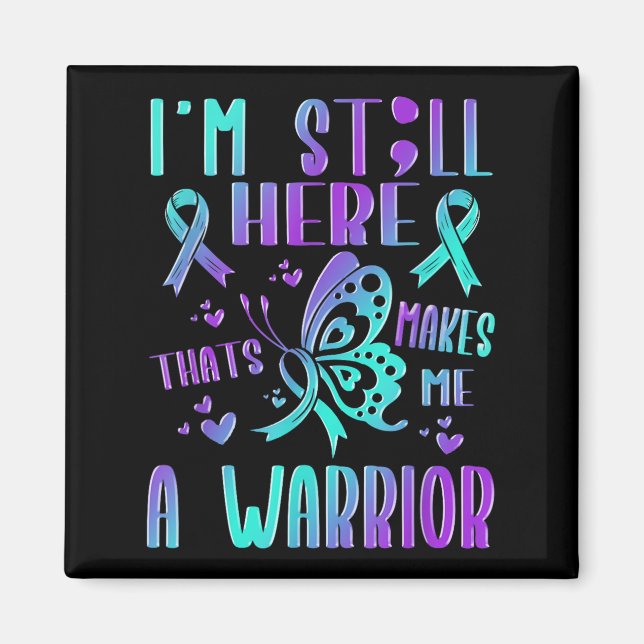 Suicide Awareness Suicide Prevention Suprt Survivo Magnet (Front)