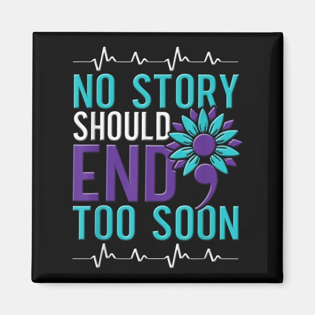 Suicide Awareness Suicide Prevention Suprt Survivo Magnet (Front)