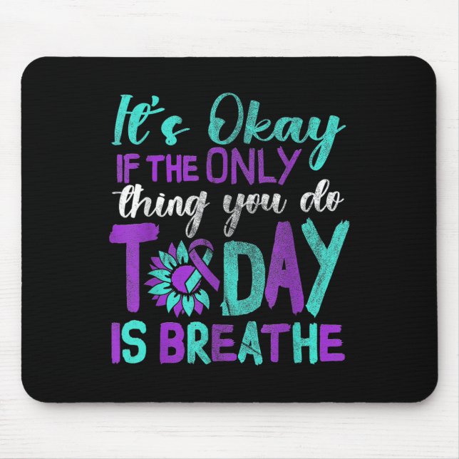 Suicide Awareness Suicide Prevention Suprt Survivo Mouse Mat (Front)