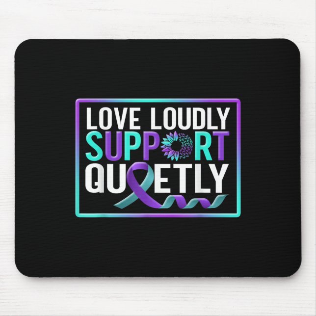 Suicide Awareness Suicide Prevention Suprt Survivo Mouse Mat (Front)